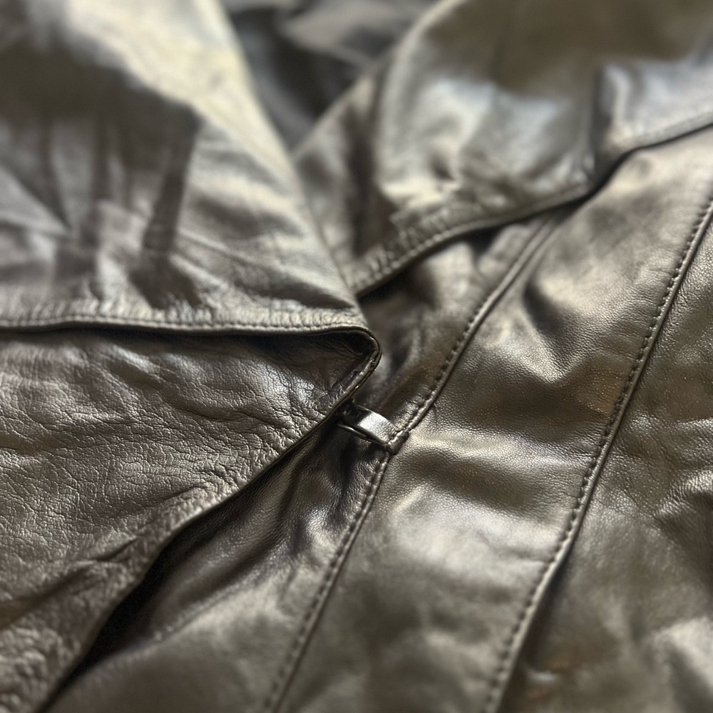 Trouv Real Leather Jacket - Small - image 3